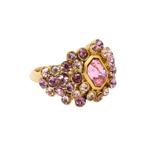 Оскар де ла Рента Латунь Кольца Женские Золото Розовый