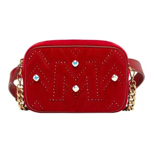 MCM Вельвет Сумка через плечо Женская Красная