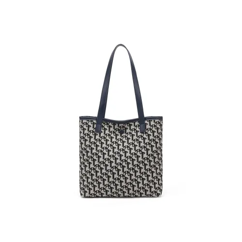 CORALDAISY Ткань Плечевая Сумка Сумка Обычная Женская Муссовая Черная Портовая Синяя