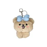 Тедди подвеска - синий бант