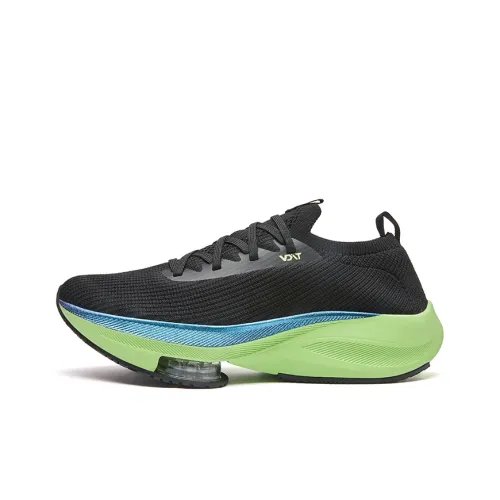 VOIT Беговые кроссовки Low Top Черный Зеленый Унисекс