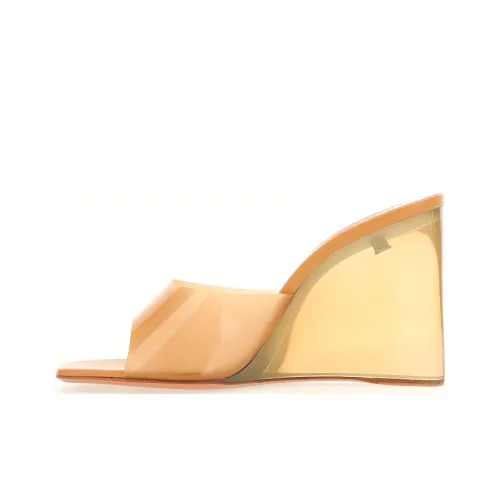 AMINA MUADDI Резиновая подошва Слипоны Женские Оранжевые