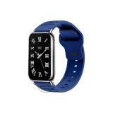 С рельефом, силиконовый ремешок, темно-синий