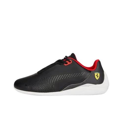 PUMA Scuderia Ferrari Low Топ Детские Тренировочные Кроссовки Черные Подростки