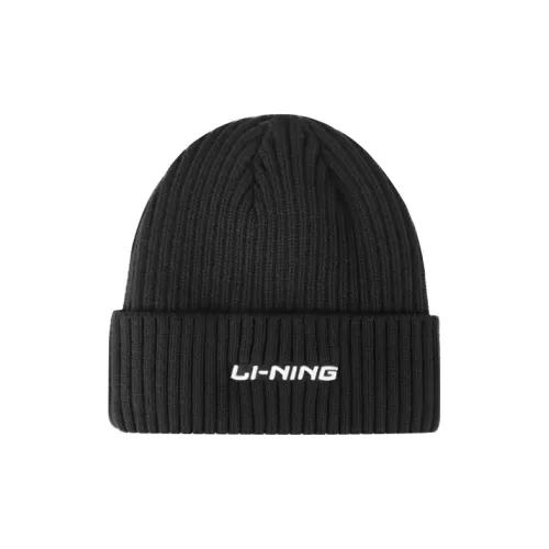 Шапка-бини с акриловым подкладом унисекс черный экрю