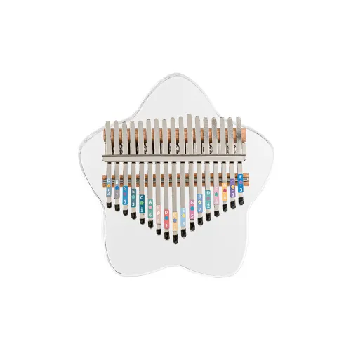 XIANSHIYIN Акриловый материал Kalimba Счастливая звезда Внешний вид Полностью прозрачный Калимба