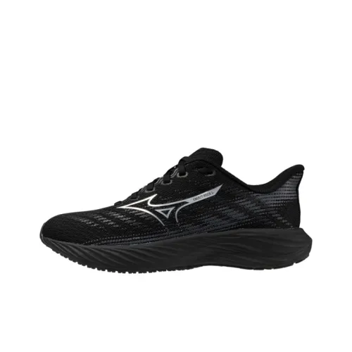 Mizuno Детская беговая обувь, низкий топ, черный, школьный возраст