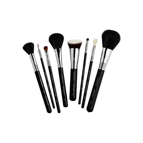SIGMA BEAUTY Набор кистей для макияжа для лица базовый для контуринга с основой дружественный к коже 8 штук
