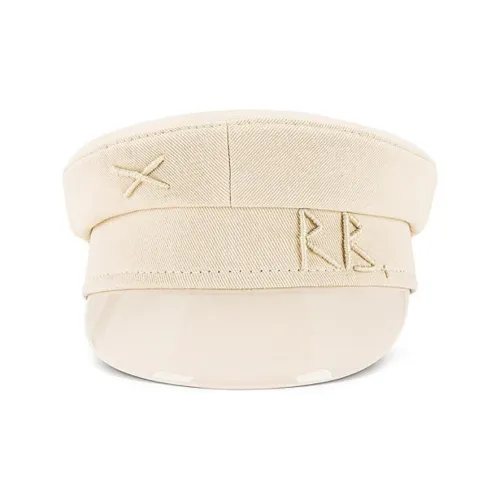 RUSLAN BAGINSKIY Хлопковые кепки унисекс бежевые