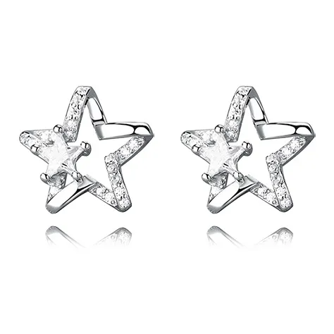 MUYAN Сплав Искрящиеся Серьги-звезды Женские