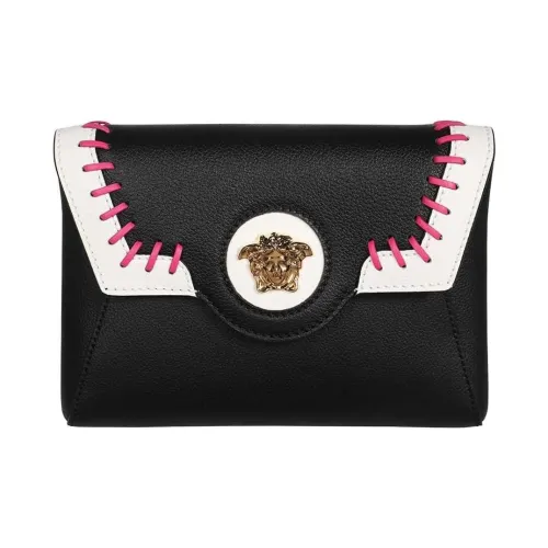 VERSACE Телячья кожа Клатч Стандартный Женский Черный