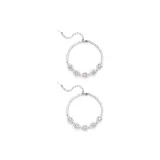 Серебристо-розовый, 1 пара