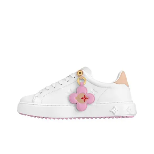 LOUIS VUITTON Time Out Low Топ Скейтборд Кроссовки Женские Белые