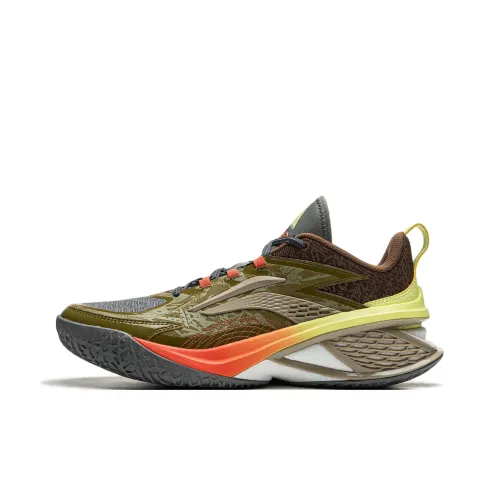 Подкладка Air Raid 11 амортизация противоскользящий легкий низкий топ баскетбольные кроссовки для игры мужской коричневый