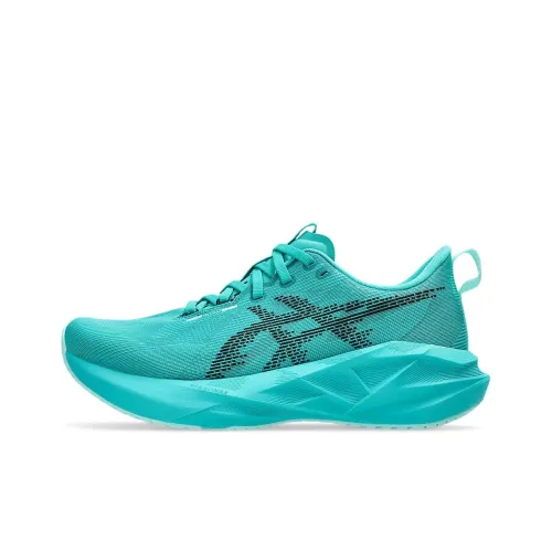 Asics NOVABLAST 5 Беговые кроссовки Низкий Топ Зеленый Женский