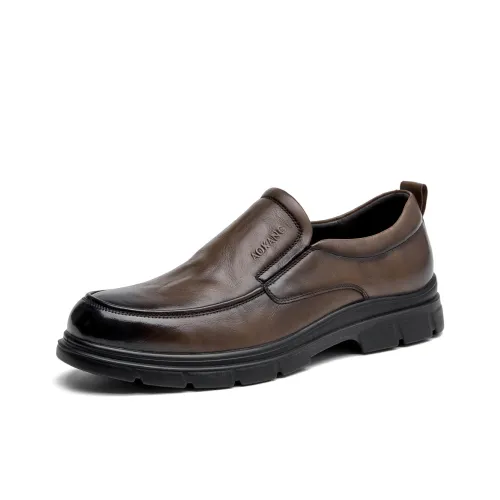 AOKANG Мужские повседневные туфли Low Top Коричневый Мужской