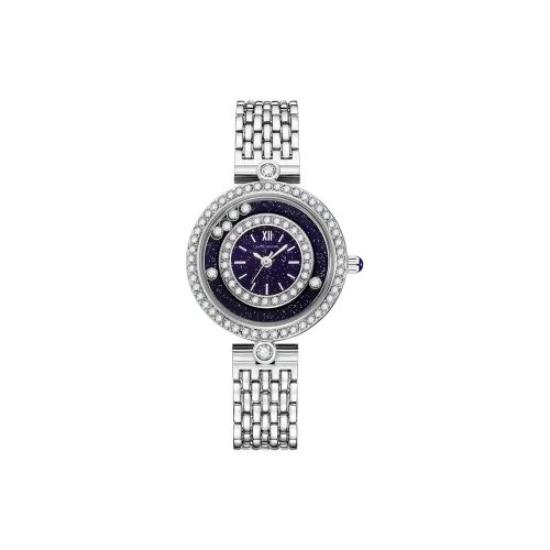 Katie Ermilio Women's Watch Кварцевый механизм Сплав Ремешок 30MM Синий циферблат