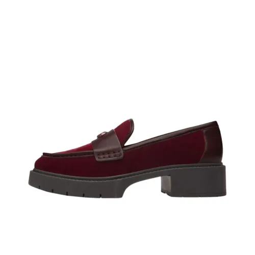 COACH Leah Loafers 4CM Женские Red