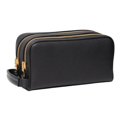 TOM FORD Клатч из телячьей кожи мужской черный