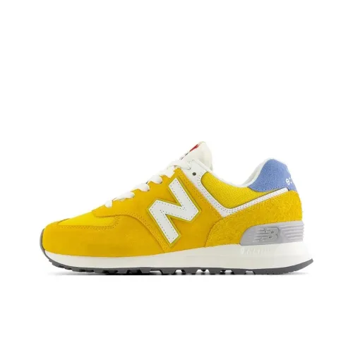 New Balance NB 574 Low Топ Беговые кроссовки Женские Желтые