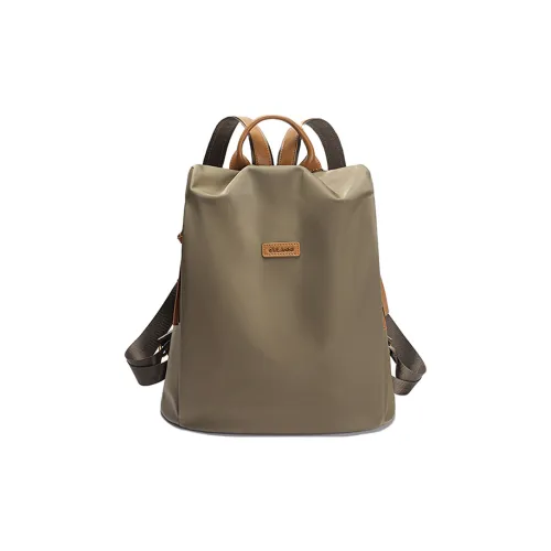 GELANNI Nylon Backpack Unisex Khaki