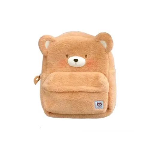 ZUONU Плюшевый рюкзак стандартный женский желтый