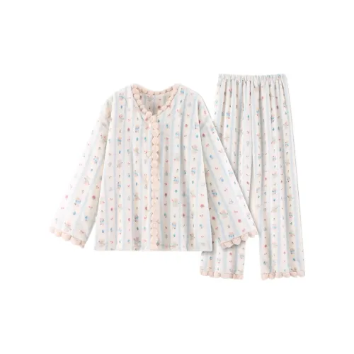 Ta Yan Синий Женские Пижамные Комплекты