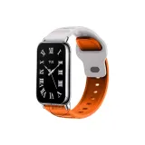 Рельефный Многоцветный Кремниевый Ремешок-Звездный & Оранжевый