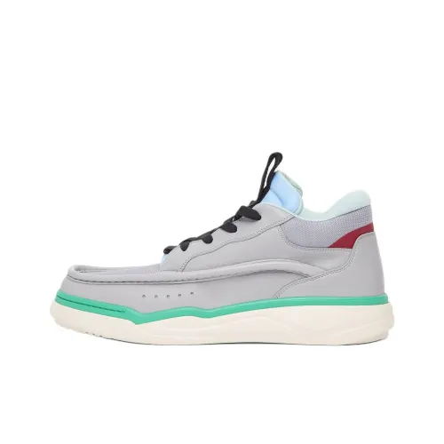 Valentino Runboot MID Топ Повседневная обувь Мужская Серый