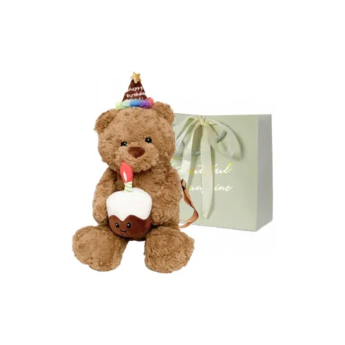 JIANGLIDA Плюшевый рюкзак женский коричневый