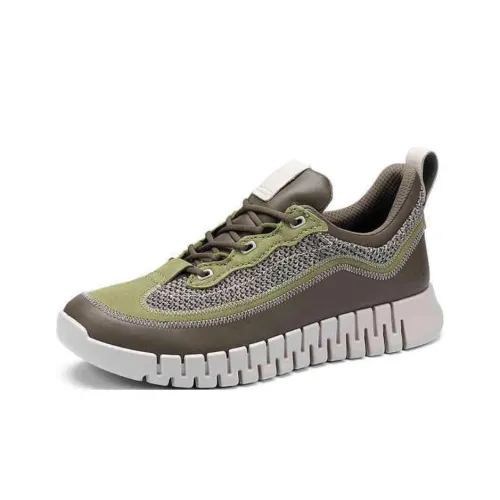 Ecco Smart Series Низкий Топ Casual Мужской Зеленый