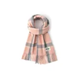 Розово-серый в клетку