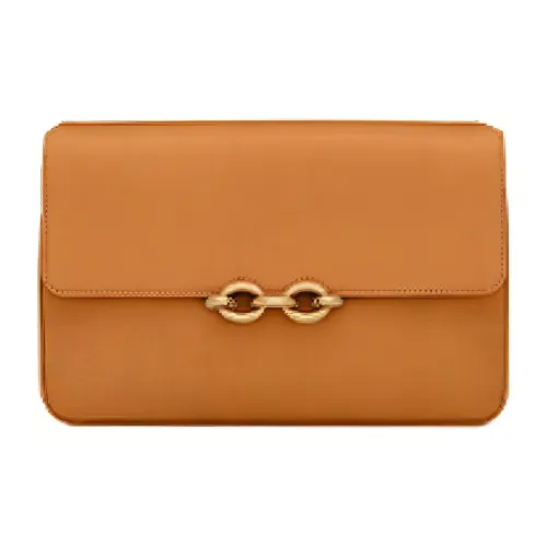 SAINT LAURENT LE MAILLON Гладкая кожа Сумка через плечо Женская Апельсин