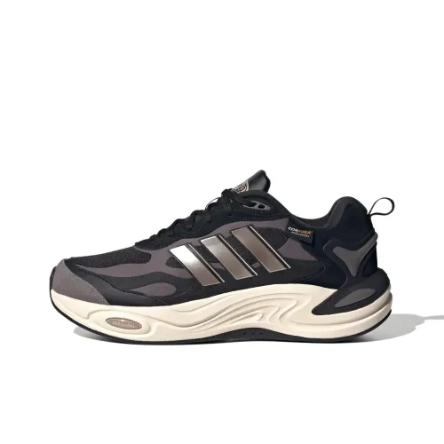 Adidas CLIMAWARM Противоскользящий Устойчивый к истиранию Низкий Топ Повседневные Беговые кроссовки Женские Черный Фиолетовый