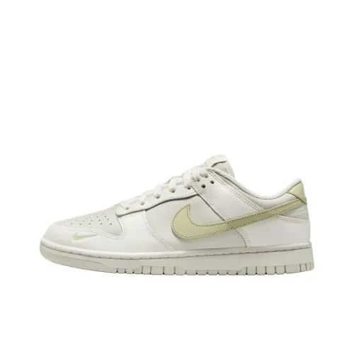 Nike Dunk Скейтборд Кроссовки Низкие Белый/Зеленый Унисекс