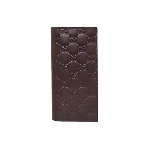 GUCCI Кожа Кошелек Мужской Коричневый