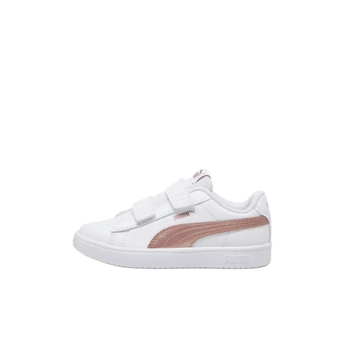 PUMA Rickie Low Топ Детские Скейтбординги Белый Children Возраст 3-7 Лет