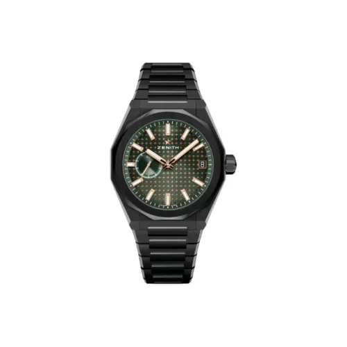 Zenith Автоматический Механический Механизм Мужские Часы 41 мм Зеленый