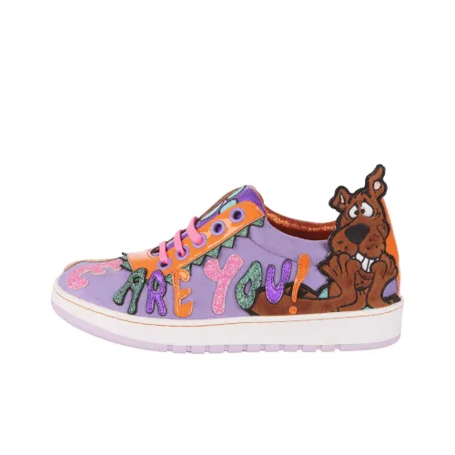 IRREGULAR CHOICE Scooby Dooby Doo Противоскользящие Низкие Кроссовки для скейтбординга Женские Оранжевый Фиолетовый