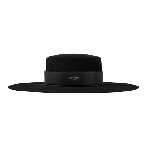 LOUIS VUITTON Овечья шерсть Цилиндры Женские Черный