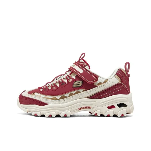 Skechers Kids Casual Low Top Red School Age