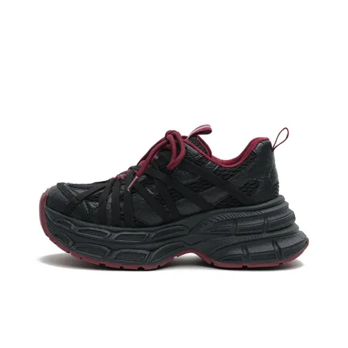 MASOOMAKE Низкий топ толстая подошва кроссовки женские