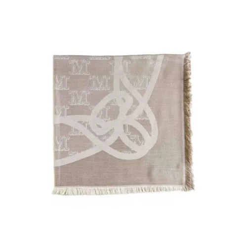 MaxMara Шелковые шарфы Женские Умбра