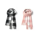 Чёрный Белый Клетка + Розовый Белый Клетка