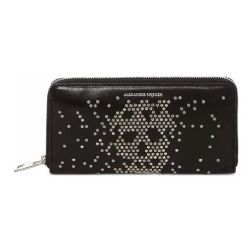 Alexander McQueen Кожа Кошелек Мужской Черный