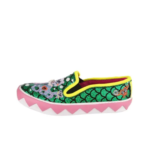 IRREGULAR CHOICE Женские повседневные туфли зеленого цвета для женщин