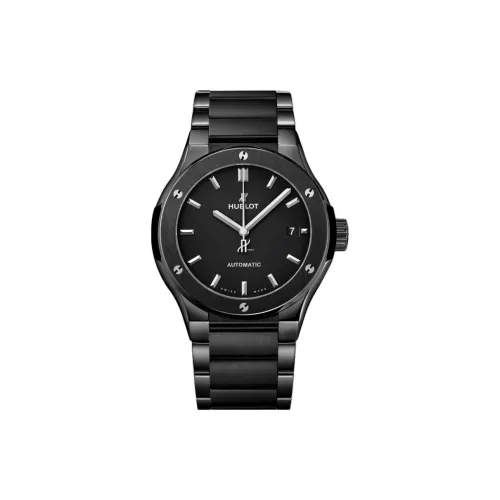 HUBLOT Автоматический Механический Movement Унисекс CLASSIC FUSION Часы 45 мм Черные