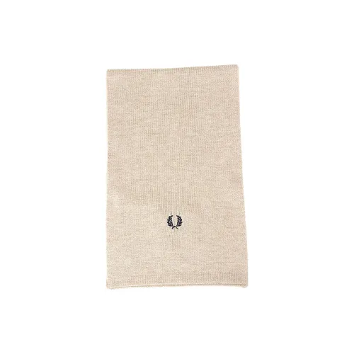 FRED PERRY Мериносовая шерсть Cotton Knit Шарфы Мужской Бежевый