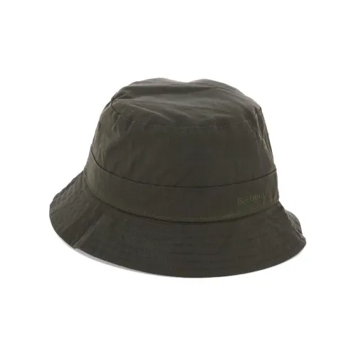 BARBOUR Хлопковая ткань Шляпы ведра Женские Зеленый