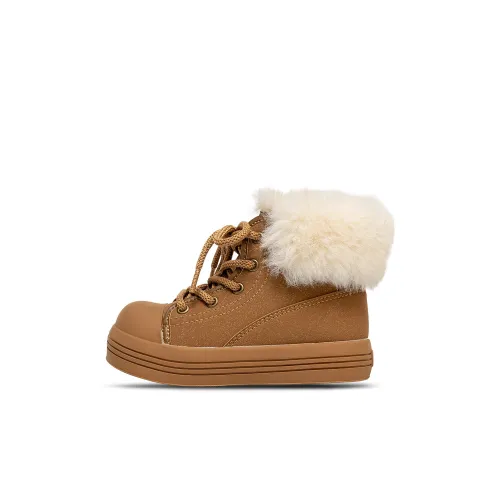 ASK Slip-Resistant Водонепроницаемый Термический Высокий Топ Детские Ботинки Хаки Детские